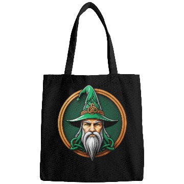 Discover Ancient Wizard with Green Hat Bags