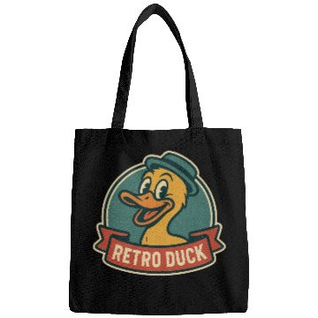 Discover Retro Duck Badge Design Bags