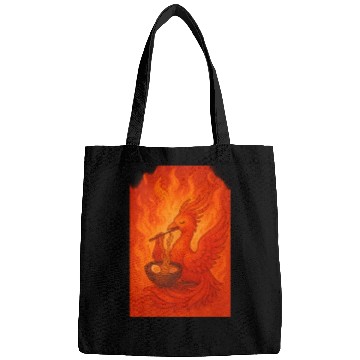 Discover Fiery Phoenix with Ramen Bowl Bags