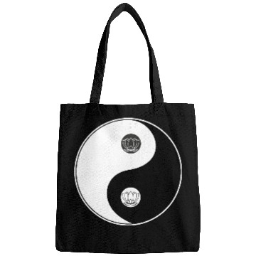 Discover Yin-Yang Tao Lotus Symbol Design Bags