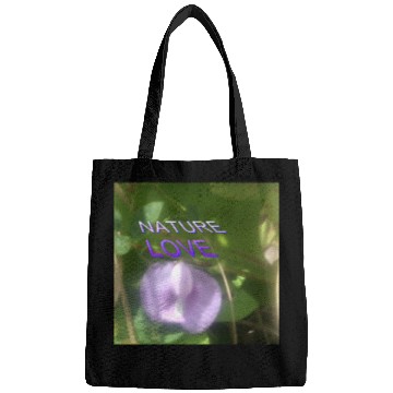 Discover Nature Love with Purple Flower Art Bags