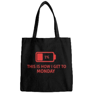 Discover Battery Icon with Monday Motivation Bags