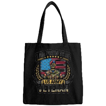 Discover Proud US Army Vet Emblem Bags
