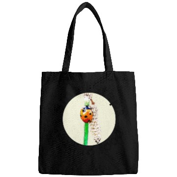 Discover Small Steps Lead to Food – Ladybug Art Bags