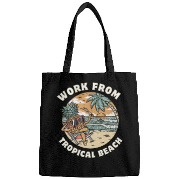 Discover Work From Tropical Beach – Digital Nomad Summer  Bags