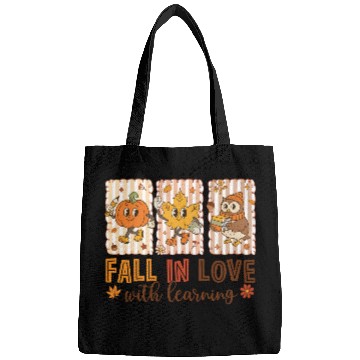 Discover Fall In Love With Learning Cozy Autumn Pumpkin Bags