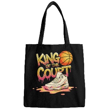 Discover King of the Court Basketball Street Art Design Bags