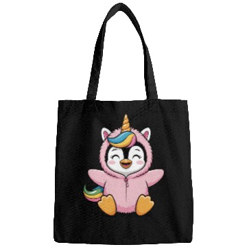 Discover Colorful Unicorn Penguin Costume Bags