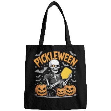 Discover Pickleween Pickleball Player Funny Halloween Bags