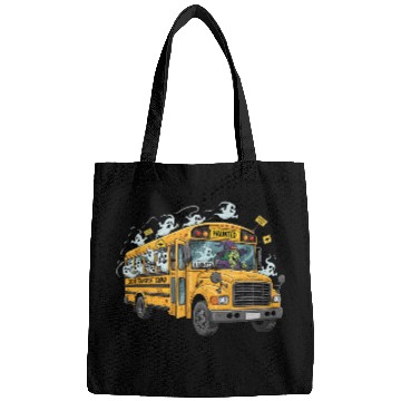 Discover Haunted Ghost Transport School Bus Bags