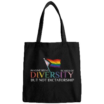 Discover Diversity Pride Flag Inspirational Design Bags