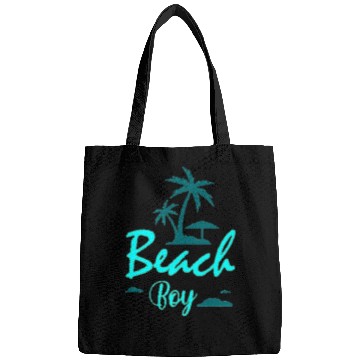 Discover Neon Beach Boy Nostalgia Design Bags