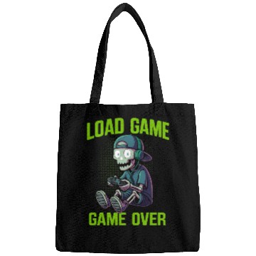 Discover Skull Gamer Loading Screen Art Bags