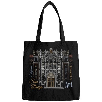 Discover San Diego Art Museum Hand drawing Bags