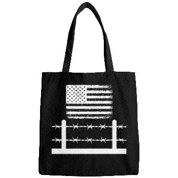 Discover Barbed wire America Bags