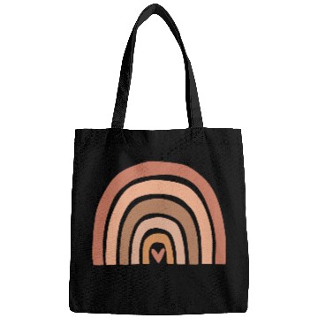 Discover Earth Tones Abstract Rainbow Design Bags