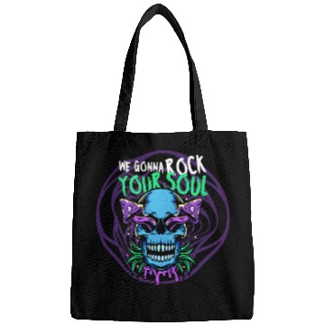 Discover Psychedelic Rock Skull Design Bags