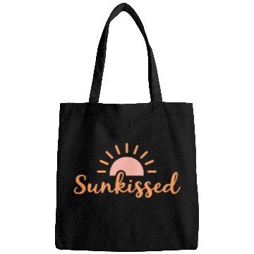 Discover Sunset Bliss Vintage Typography Design Bags