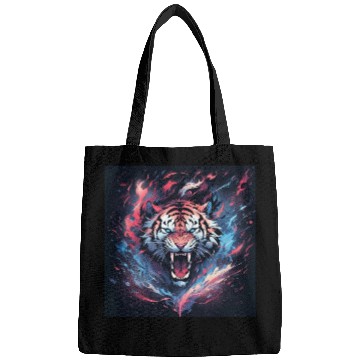 Discover Vivid Neon Tiger Burst Bags