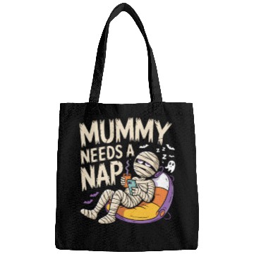 Discover Mummy with Coffee Napping Design Bags
