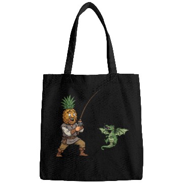 Discover Tropical Fishing Adventure Illustration Bags