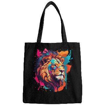 Discover Lion Vector Painting Bags