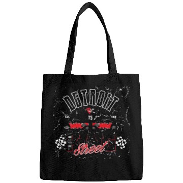 Discover Retro Octobite Hot Rod Detroit Garage Bags