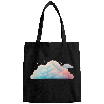 Discover Pastel Cloudscape Abstract Design Bags