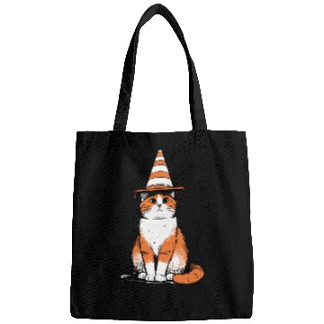 Discover Traffic Cone Cat Bags