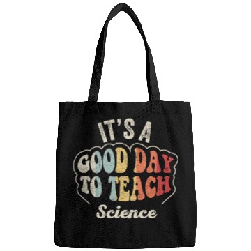 Discover It's A Good Day To Teach Science Teacher  Retro  Bags