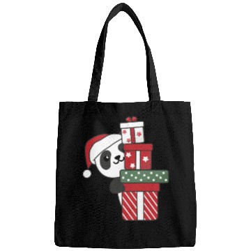 Discover Panda Christmas Gift Winter Animals Pandas Bags