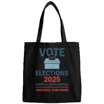 Discover Vote 2025 Election Campaign Design Bags
