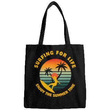 Discover Surfing for Life Sunset Design Bags