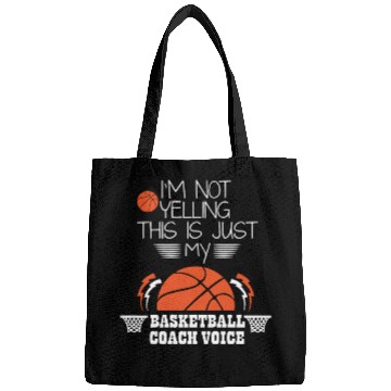 Discover Basketball Coach Voice – Funny Basketball Coach  Bags