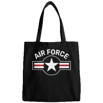Discover Vintage Air Force Emblem Illustration Bags