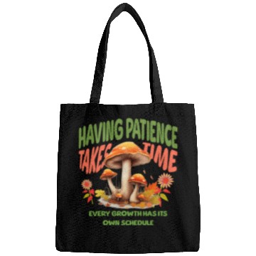 Discover Autumn Mushrooms Growth Message Bags