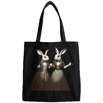 Discover Elegant Rabbit Couple Costume Design Bags