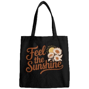 Discover Sunflower and Sun Embrace Graphic Bags