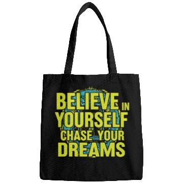 Discover Inspirational Dream  Typography Design Bags