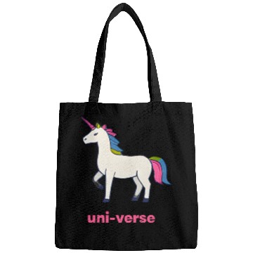 Discover Colorful Cartoon Unicorn Illustration Bags