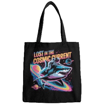 Discover Cosmic Shark Astronaut Bags Design