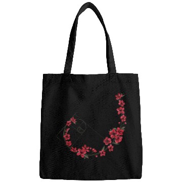 Discover Floral Crescent Moon Design Bags