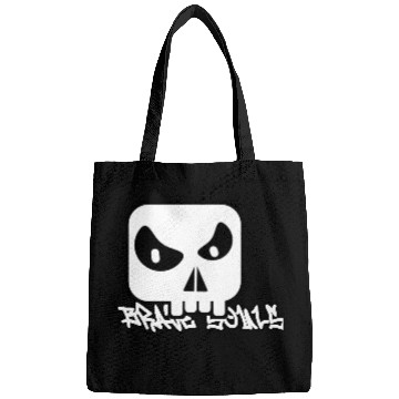 Discover Minimalist Skull Graffiti Design Bags