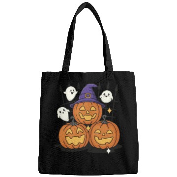 Discover Halloween Kawaii Design Pumpkins Ghosts Bags