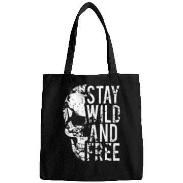 Discover Earth Skull Stay Wild Message Bags