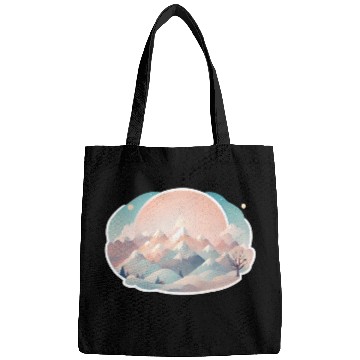 Discover Serene Mountain Range with Sunrise Bags