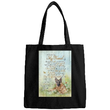 Discover Grateful Pet Friend Prayer Wall Art Bags