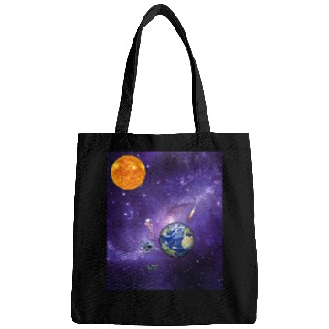 Discover Cosmic Space Adventure Design Bags