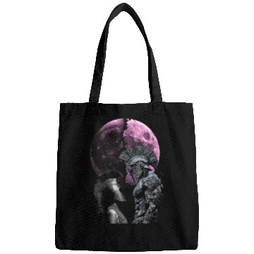 Discover Ancient Warrior Battle Moon Scene Bags