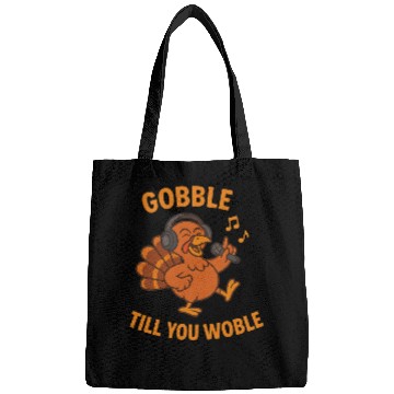 Discover Music-loving Thanksgiving Turkey Design Bags